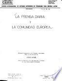 La prensa diaria y la Comunidad Europea
