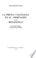 La prensa valenciana en su aportación a la Renaixença