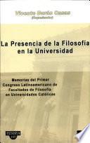 La presencia de la filosofía en la universidad