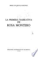 La primera narrativa de Rosa Montero