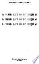 La primera parte del Rey Enrique VI