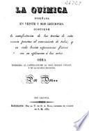 La Química enseñada en veinte y seis lecciones...