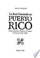 La Real Hacienda en Puerto Rico