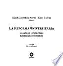 La reforma universitaria