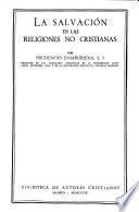 La salvación en las religiones no cristianas