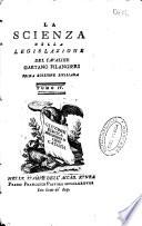 La scienza della legislazione