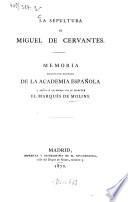 La sepultura de Miguel de Cervántes