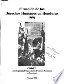 La situación de los derechos humanos en Honduras