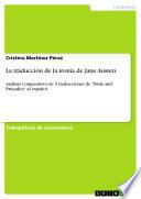 La traducción de la ironía de Jane Austen