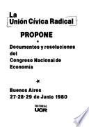 La Unión Cívica Radical propone