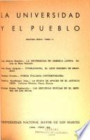 La Universidad y el pueblo