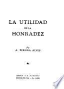 La utilidad de la honradez