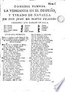 La venganza en el despeño, y Tyrano de Navarra