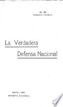 La verdadera defensa nacional