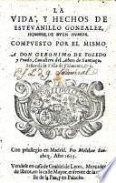 La Vida i Hechos de E. G., hombre de buen humor. Compuesto por el mesmo. By L. Velez de Guevara y Dueñas?