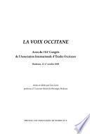 La voix occitane