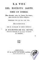 La Voz del Espíritu Santo sobre los hombres