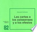 Las cartas a los colosenses y a los efesios