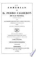 Las comedias de d. Pedro Calderon de la Barca,
