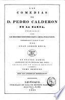 Las comedias de Pedro Calderon de la Barca