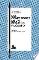 Las confesiones de un pequeño filósofo