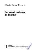 Las construcciones de relativo