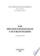 Las deudas gananciales y sus reintegros