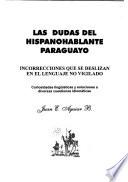 Las dudas del hispanohablante paraguayo