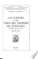 Las fuentes y los temas del Polifemo de Góngora