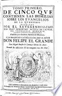 Las homilias sobre los evangelios de la quaresima