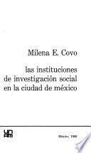 Las instituciones de investigación social en la ciudad de México
