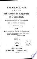 Las Oraciones Y Cartas Del Padre De La Eloqüencia Isócrates