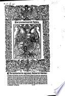 Las pramaticas (Pragmaticas) del Reyno. Recopilacion de algunas bulas del sunmo pontifice ... con todas las pramaticas: Y algunas Leyes del reyno: Hechas para la buena gouernacion e guarda de la justicia (etc.) (Isabella, regina Castellae et Ferdinandus V., rex Aragoniae)