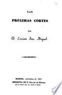 Las próximas Córtes