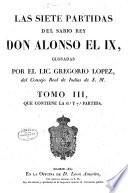 Las siete partidas del sabio rey Don Alonso el IX
