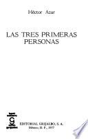 Las tres primeras personas