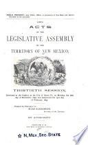 Laws of the Territory of New Mexico