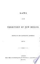 Laws of the Territory of New Mexico