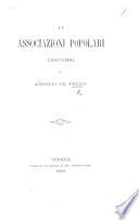 Le Associazioni Popolari: discorsi