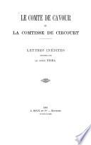 Le Comte de Cavour et la Comtesse de Circourt