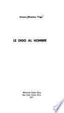 Le digo al hombre
