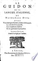 Le guidon de la langue italienne