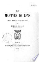 Le martyre de Lens