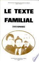 Le Texte familial