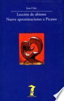 Lección de abismo. Nueve aproximaciones a Picasso