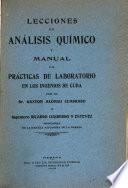 Lecciones de análisis químico y prácticas de laboratorio