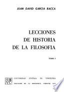 Lecciones de historia de la filosofía