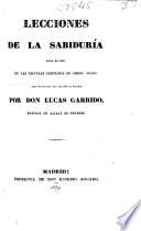 Lecciones de la sabiduría