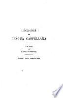 Lecciones de lengua castellana