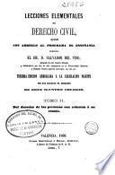 Lecciones elementales de derecho civil